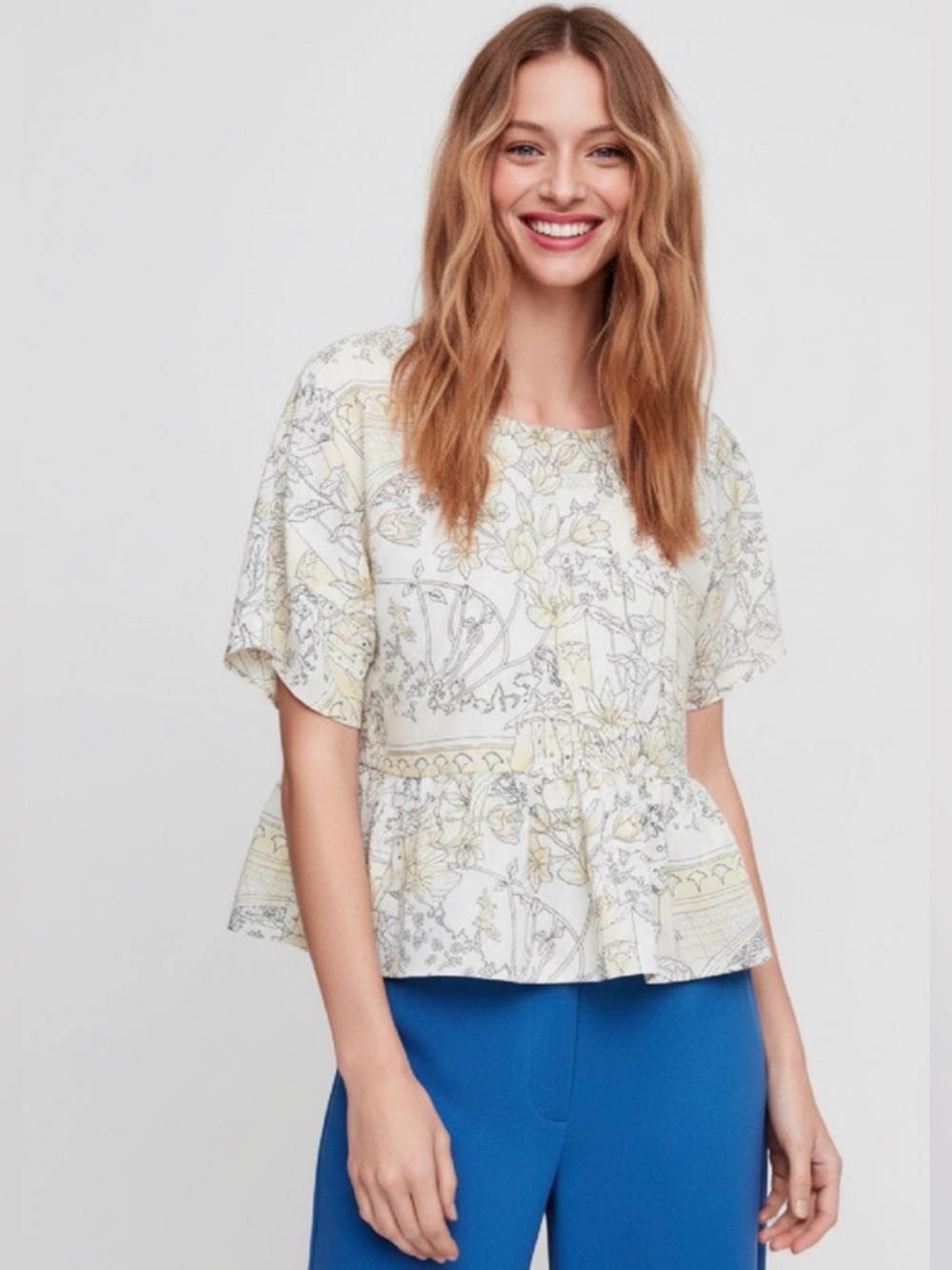 (#153) Aritzia WILFRED Macee Blouse